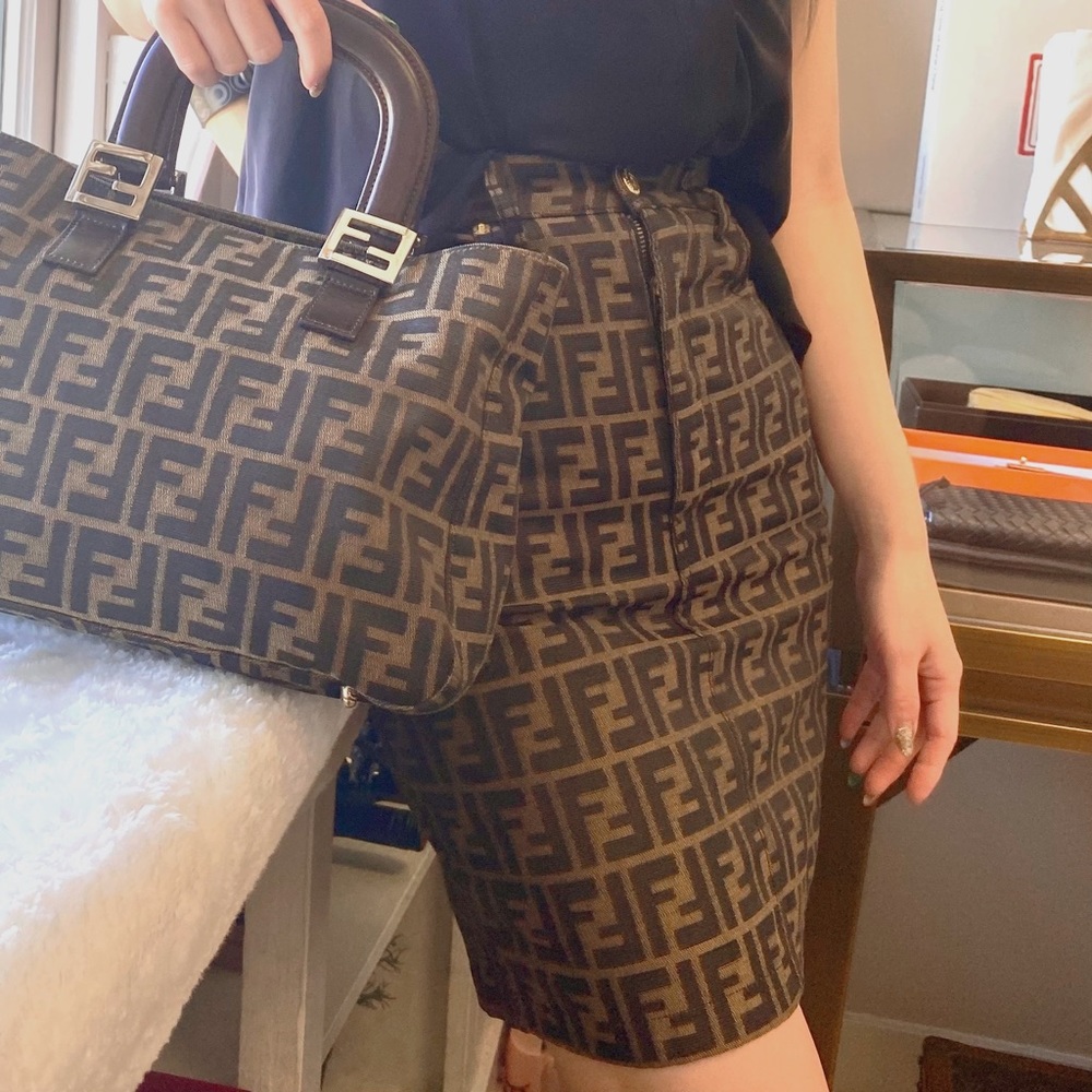 FENDI classic FF logo skirt